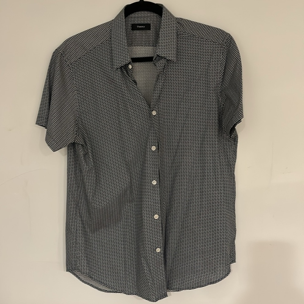 Theory Size M Navy Colored Pattern - image 2